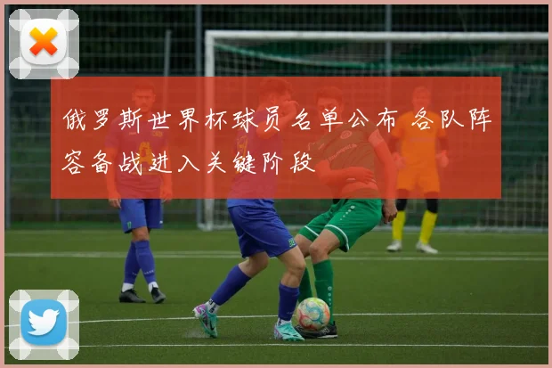 俄罗斯世界杯球员名单公布 各队阵容备战进入关键阶段