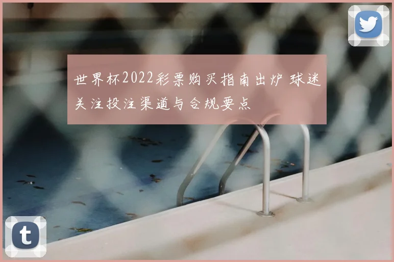 世界杯2022彩票购买指南出炉 球迷关注投注渠道与合规要点